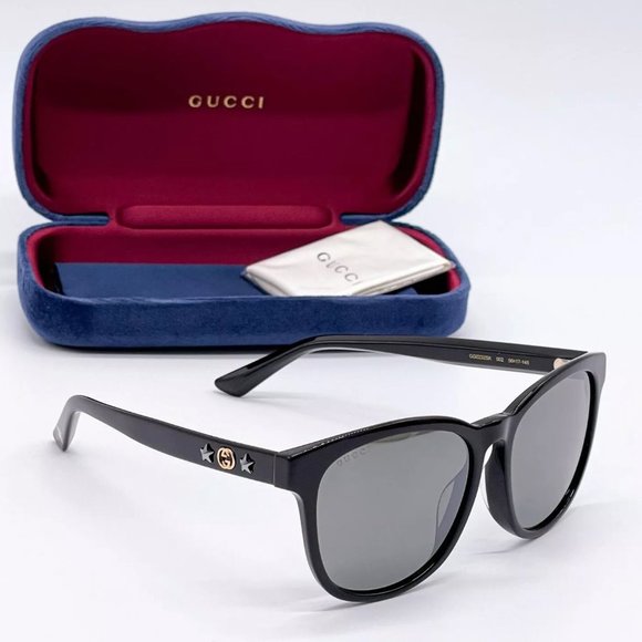 Sale! New Gucci Women\'s 56mm Black Cat Eye Sunglasses! main image 9